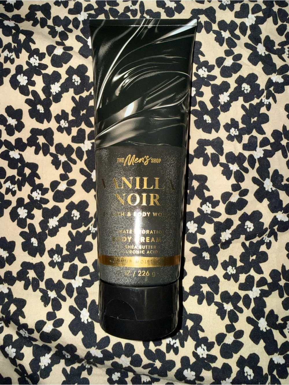 Bath & Body Works Vanilla Noir Black & Gold Body Care Trio
